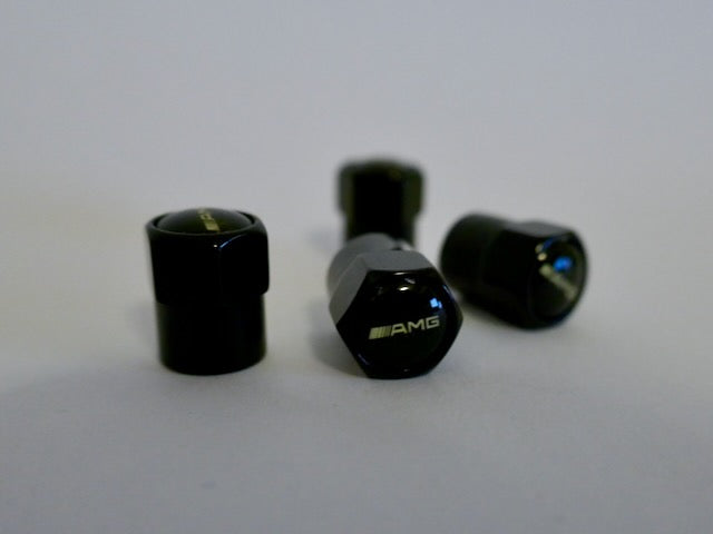 AMG Style Tyre Valve Cap - Nut Style (Set of 4)
