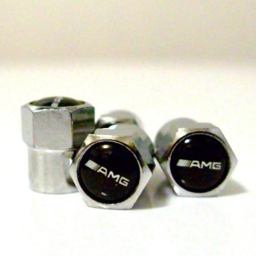 AMG Tyre Valve Cap - Nut Style (Set of 4)