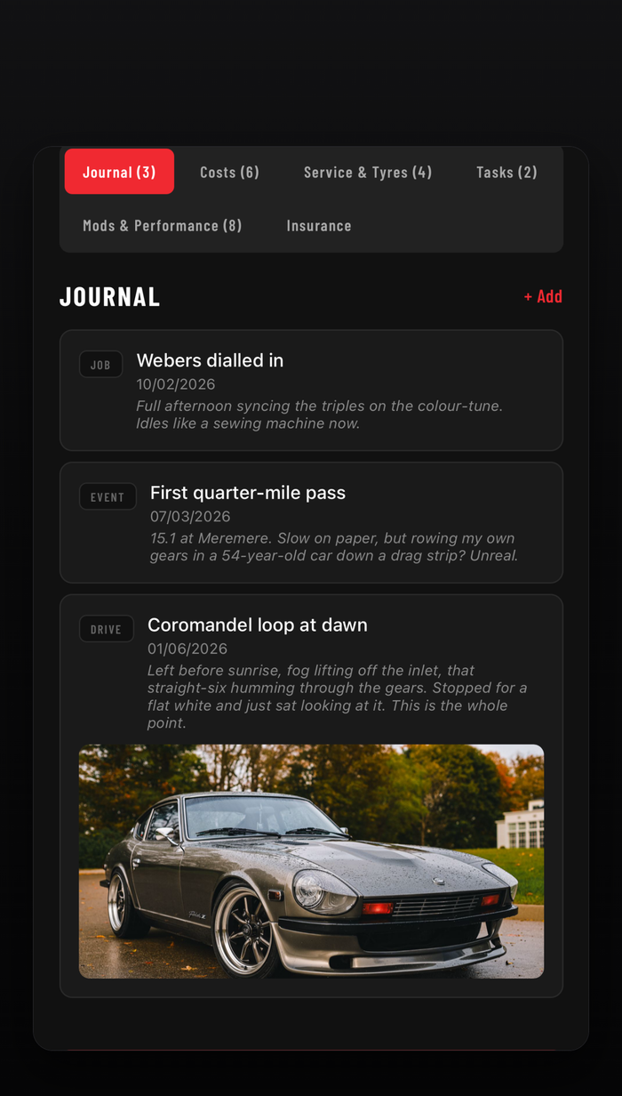 Keep the journal
